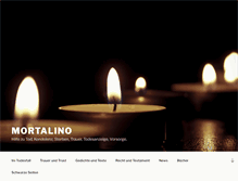 Tablet Screenshot of mortalino.com